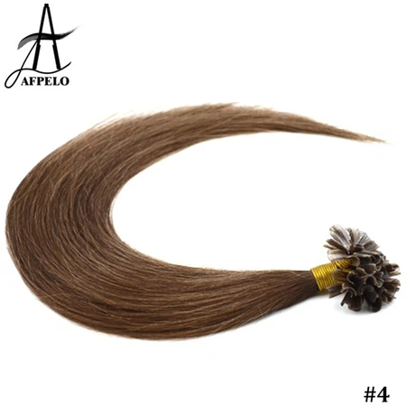Blonde Nail Tip Hair Extensions